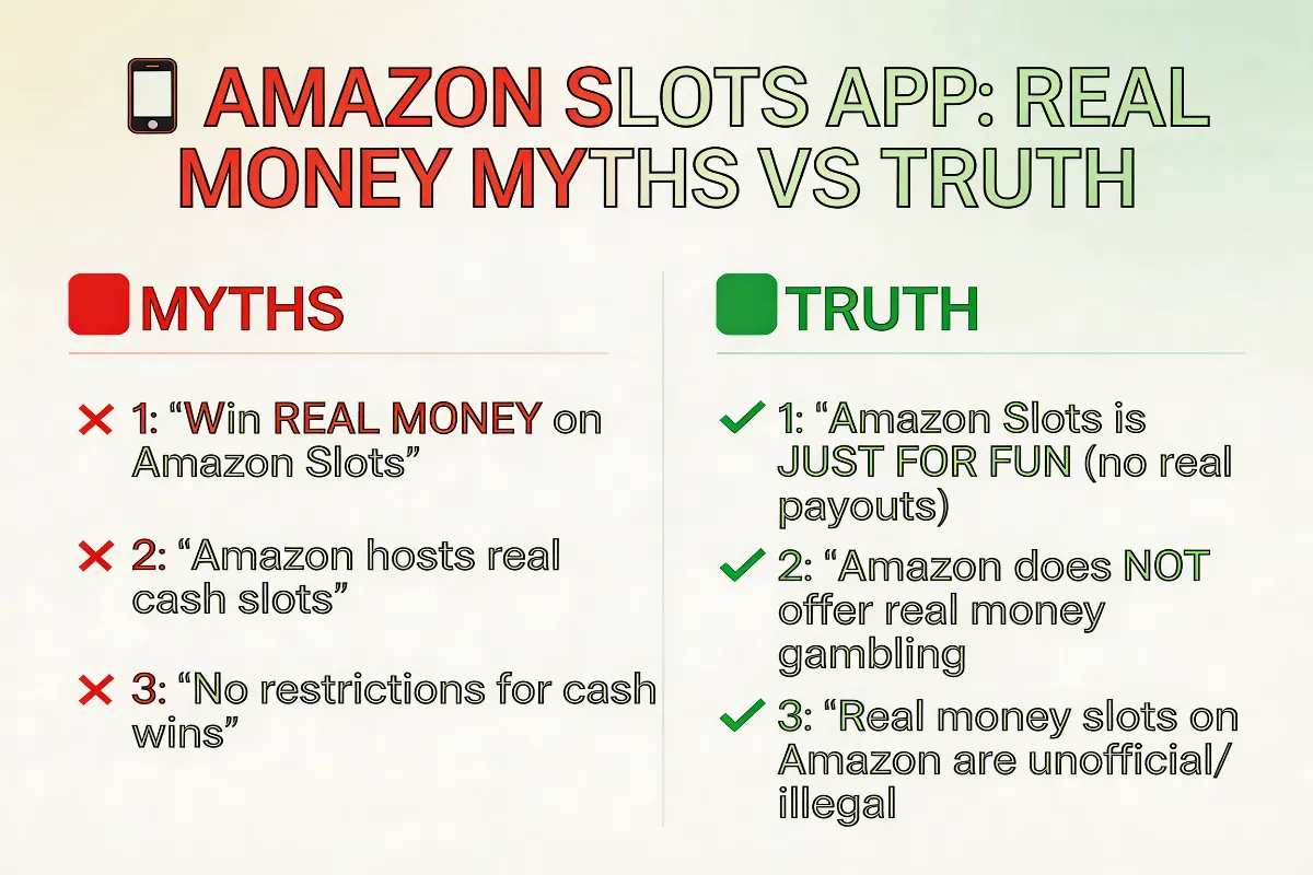 Amazon Slots App: Echtgeld-Mythen vs. Wahrheit